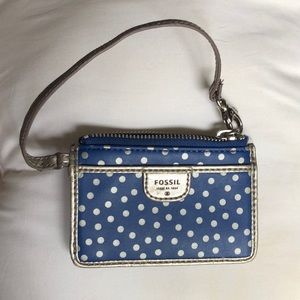 Fossil small wristlet wallet